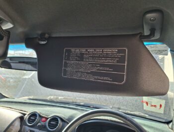 Right Front Sun visor